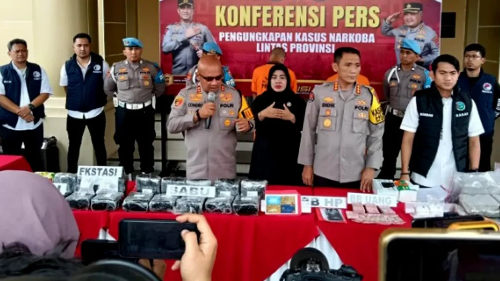 Polres Serang Berhasil Menangkap Kurir Narkoba Internasional Beromzet Ratusan Juta Rupiah