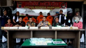 Polres Asahan Gagalkan Penyelundupan 6 Kg Sabu-sabu dari Malaysia